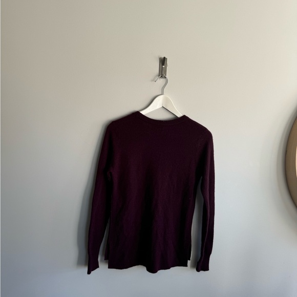 Halogen small burgundy cashmere jumper - Picture 4 of 5